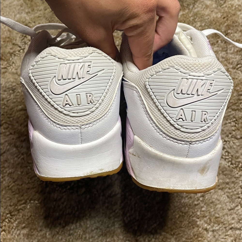 Nike Air Max 90 "White/Lapis/Doll/Pure Platinum" Women's Shoe Size 9 - Picture 4 of 6